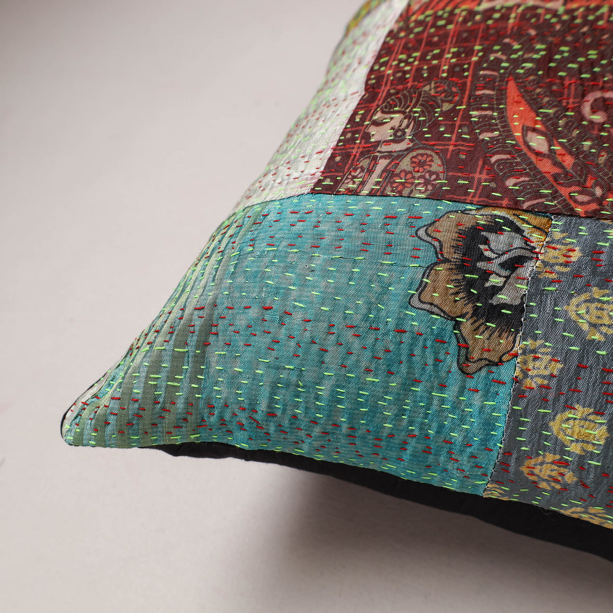 Tagai Patchwork Cushion Cover (16 x 16 in) 350
