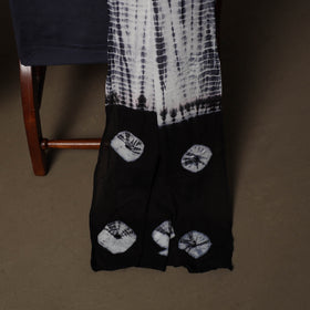 Shibori Tie-Dye Cotton 3pc Unstitched Dress Material Suit Set 21