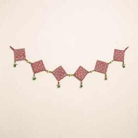 Handmade Bead Work Fabric Toran for Home Decor