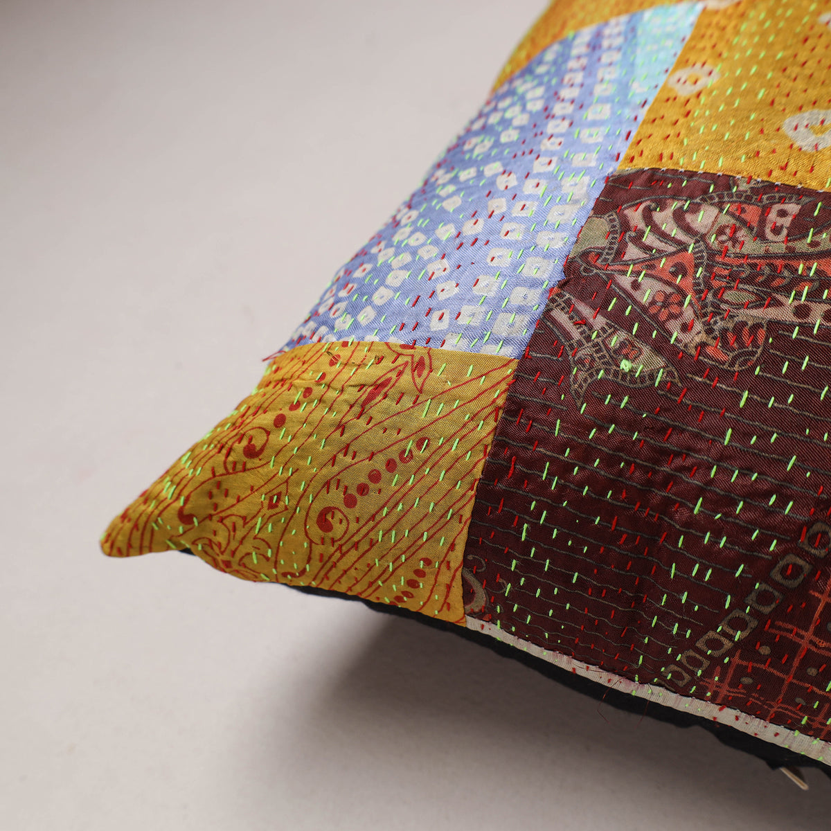 Tagai Patchwork Cushion Cover (16 x 16 in) 354