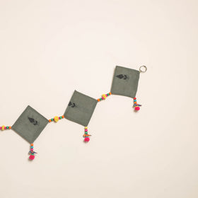 Handmade Bead Work Fabric Toran for Home Decor