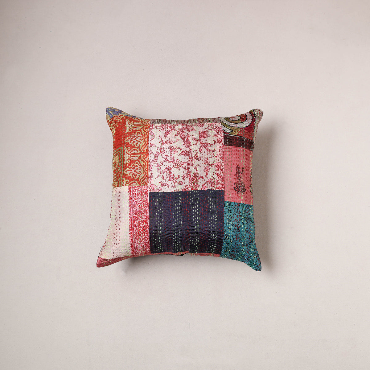 Tagai Patchwork Cushion Cover (16 x 16 in) 355