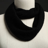 Black - Kumaun Hand Knitted Woolen Neck Warmer 25