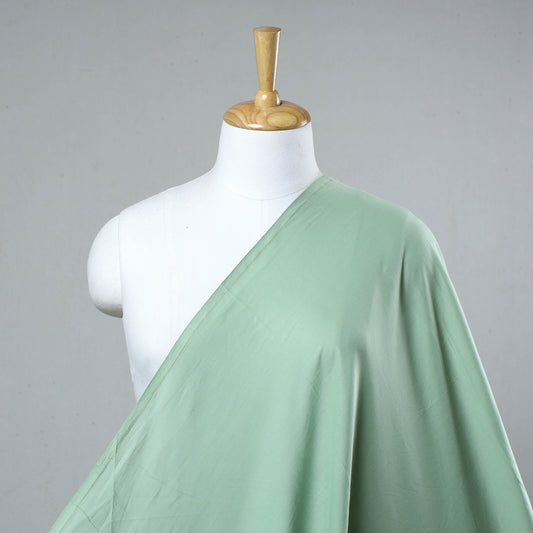 Green - Pre Washed Plain Dyed Pure Cotton Fabric