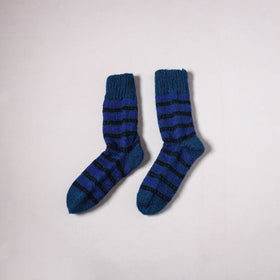 Acrylic Woolen Socks for Winter, Hand Knitted in Kumaun (Adults) 29