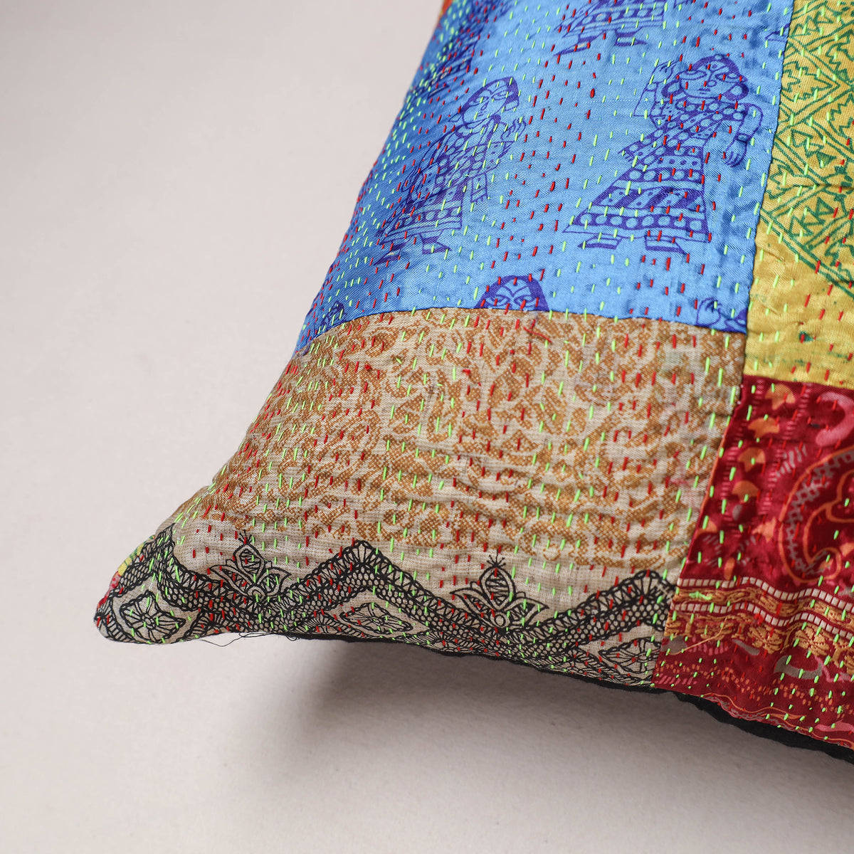 Tagai Patchwork Cushion Cover (16 x 16 in) 357