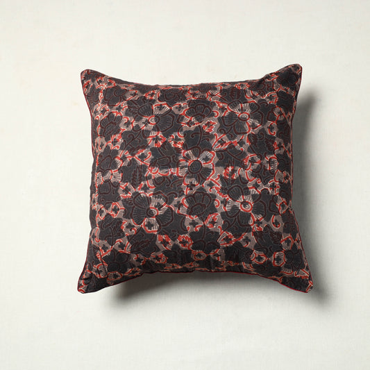 Multicolor - Block Printed Cotton Ajrakh Cushion Cover (16 x 16 in) 16