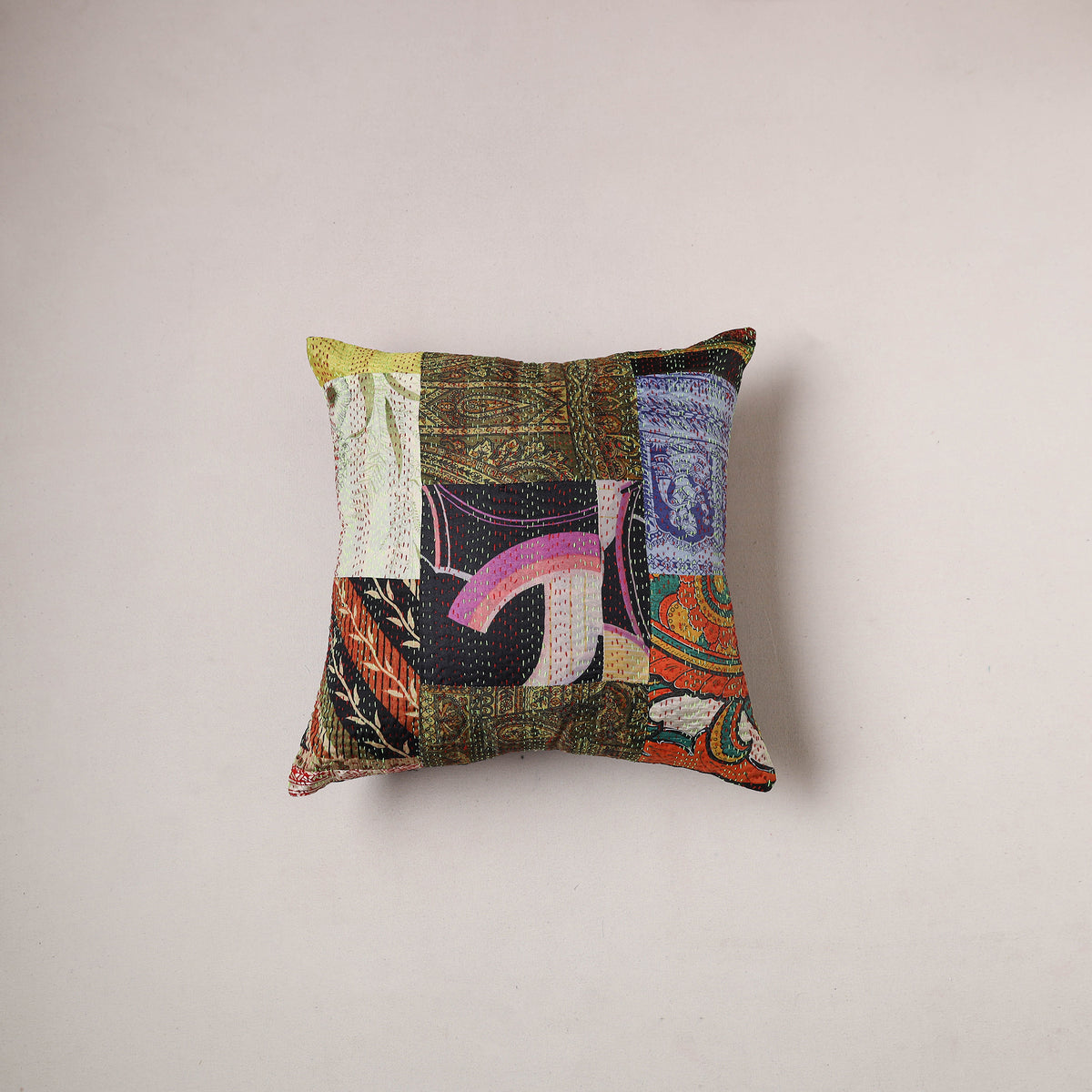 Tagai Patchwork Cushion Cover (16 x 16 in) 358