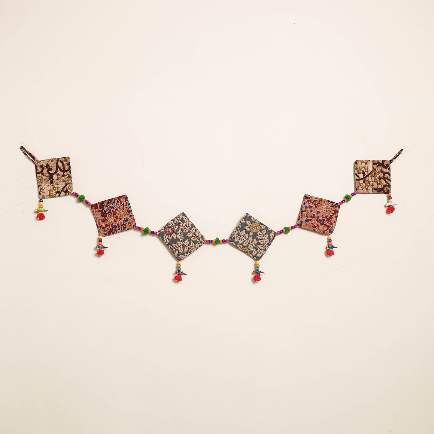 Handmade Bead Work Fabric Toran for Home Decor