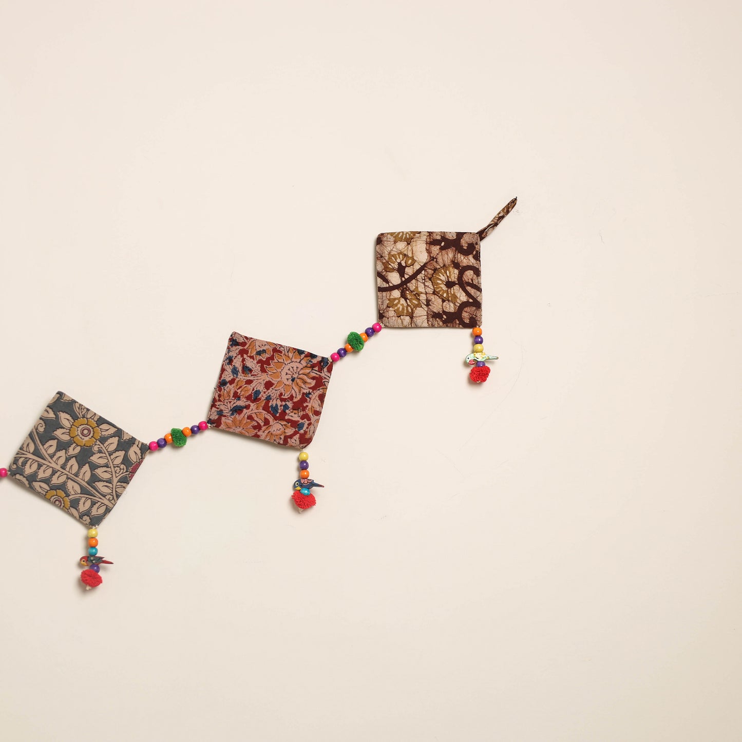 Handmade Bead Work Fabric Toran for Home Decor