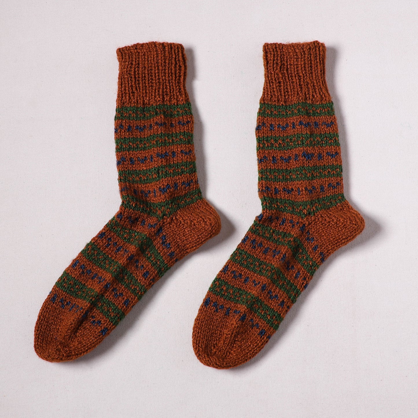 Acrylic Woolen Socks for Winter, Hand Knitted in Kumaun (Adults) 27