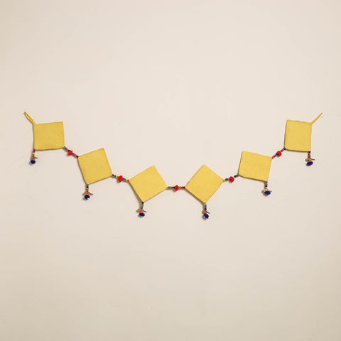 Handmade Bead Work Fabric Toran for Home Decor