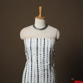 Shibori Tie-Dye Cotton 3pc Unstitched Dress Material Suit Set 25