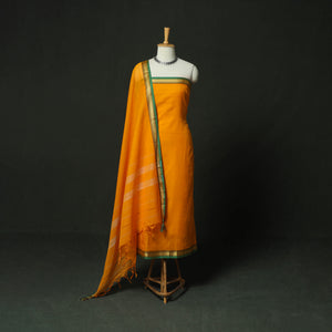 Dharwad Woven Mercerised Cotton 3pc Unstitched Dress Material Suit Set 20