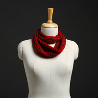 Red - Kumaun Hand Knitted Woolen Neck Warmer 39