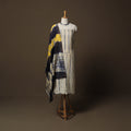 Shibori Tie-Dye Chanderi Silk 3pc Unstitched Dress Material Suit Set 27
