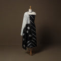 Shibori Tie-Dye Chanderi Silk 3pc Unstitched Dress Material Suit Set 28