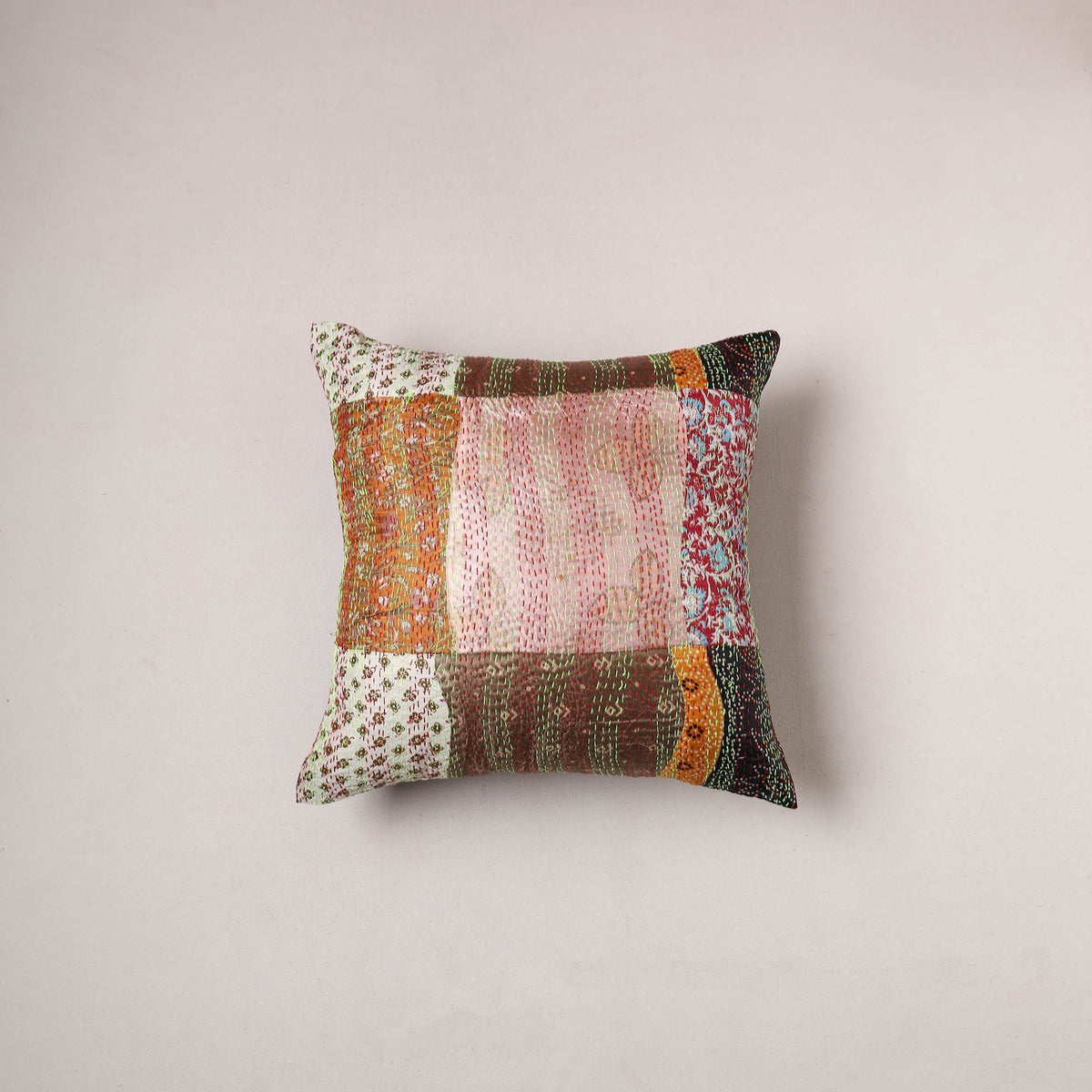 Tagai Patchwork Cushion Cover (16 x 16 in) 371