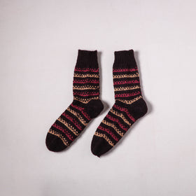 Acrylic Woolen Socks for Winter, Hand Knitted in Kumaun (Adults) 40