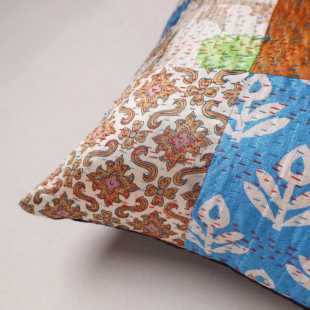 Tagai Patchwork Cushion Cover (16 x 16 in) 374