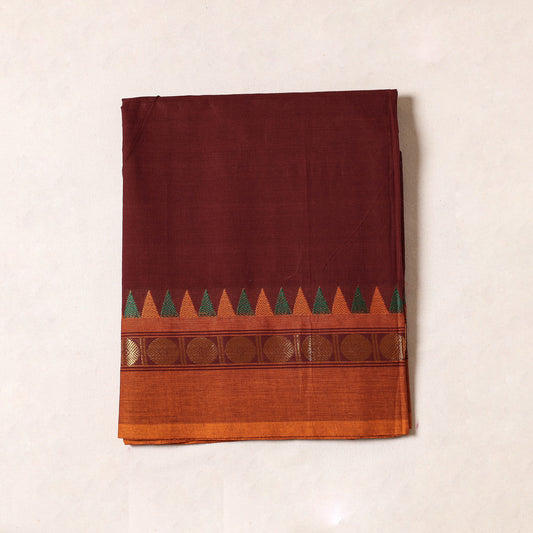 Maroon - Kanchipuram Cotton Precut Fabric (2.6 Meter)