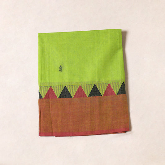Green - Kanchipuram Cotton Precut Fabric (1 Meter)