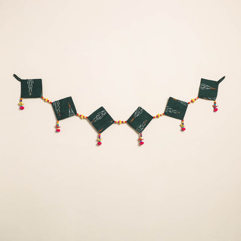 Handmade Bead Work Fabric Toran for Home Decor