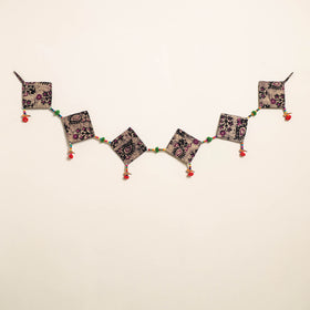 Handmade Bead Work Fabric Toran for Home Decor