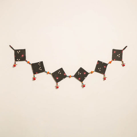 Handmade Bead Work Fabric Toran for Home Decor