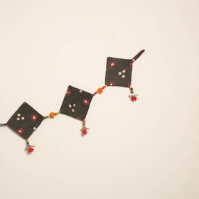 Handmade Bead Work Fabric Toran for Home Decor