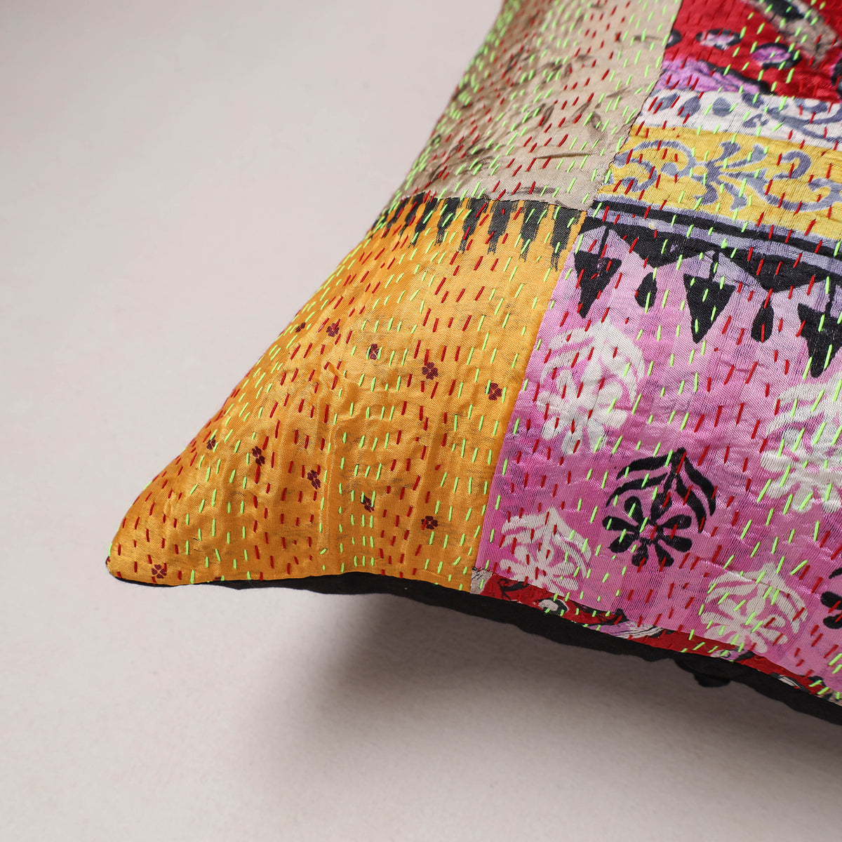 Tagai Patchwork Cushion Cover (16 x 16 in) 378