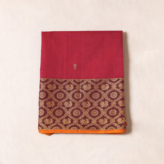 Pink - Kanchipuram Cotton Precut Fabric (1.7 Meter)