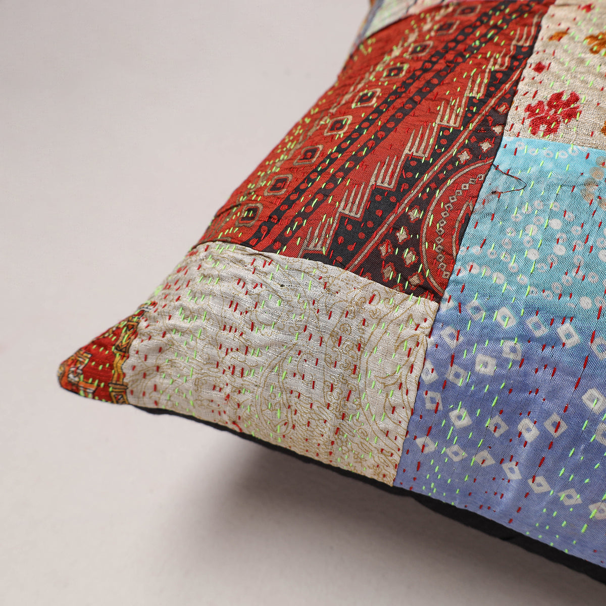 Tagai Patchwork Cushion Cover (16 x 16 in) 379