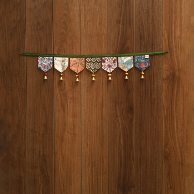 Handmade fabric toran for home decor 47 - handcrafted