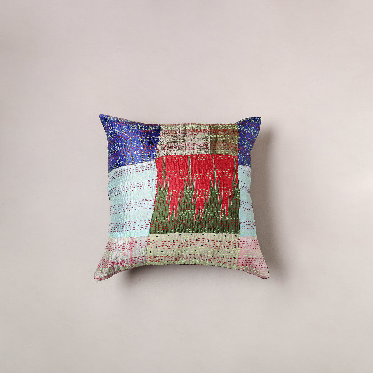Tagai Patchwork Cushion Cover (16 x 16 in) 382