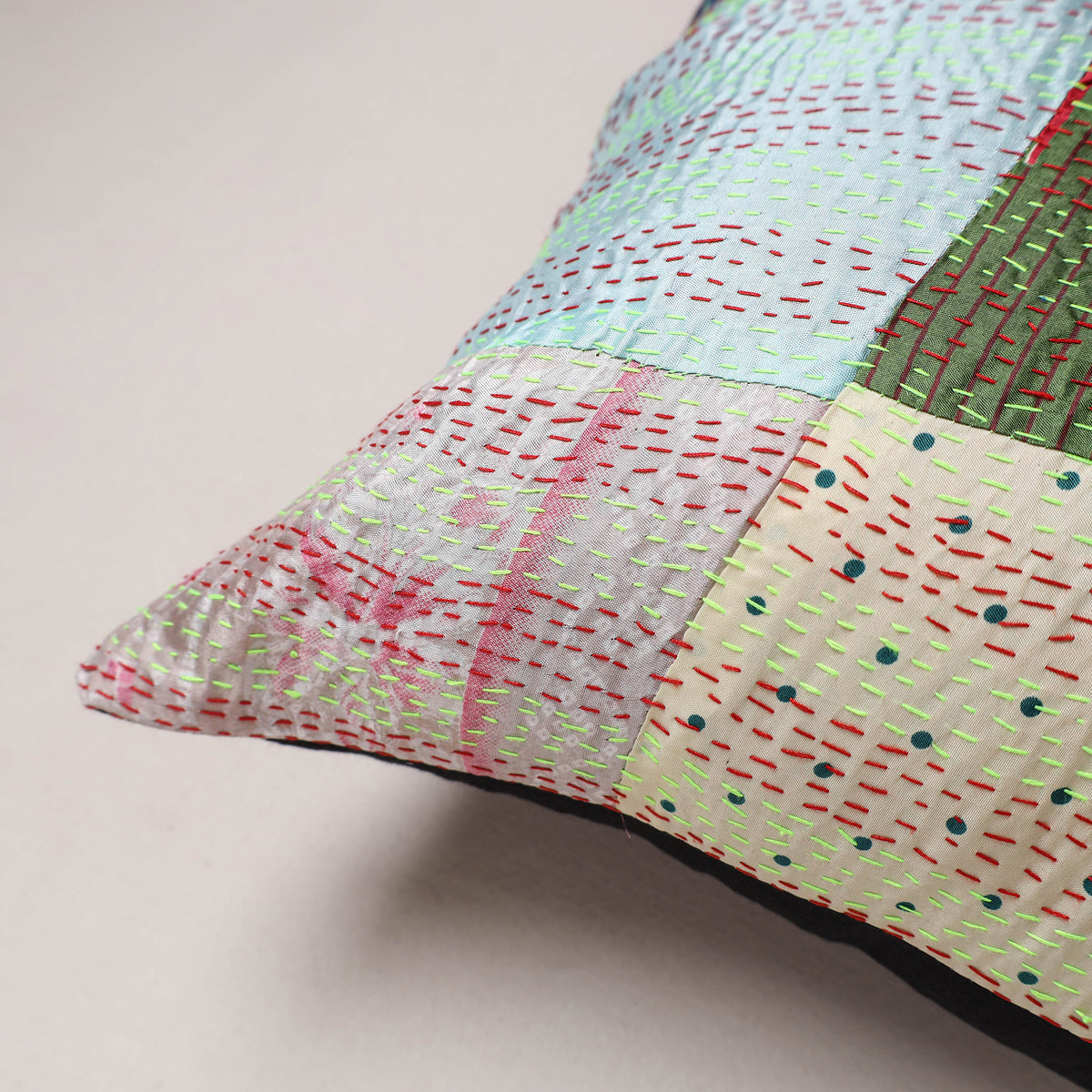 Tagai Patchwork Cushion Cover (16 x 16 in) 382