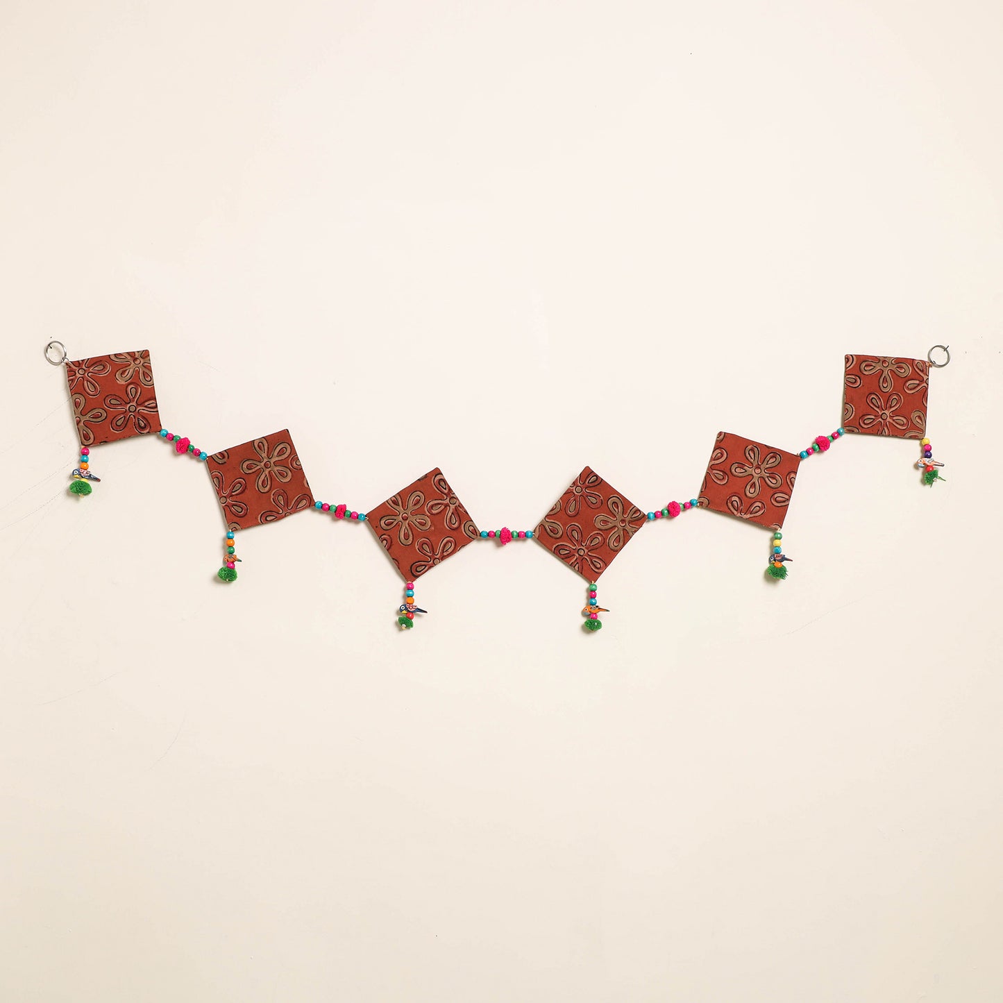 Handmade Bead Work Fabric Toran for Home Decor