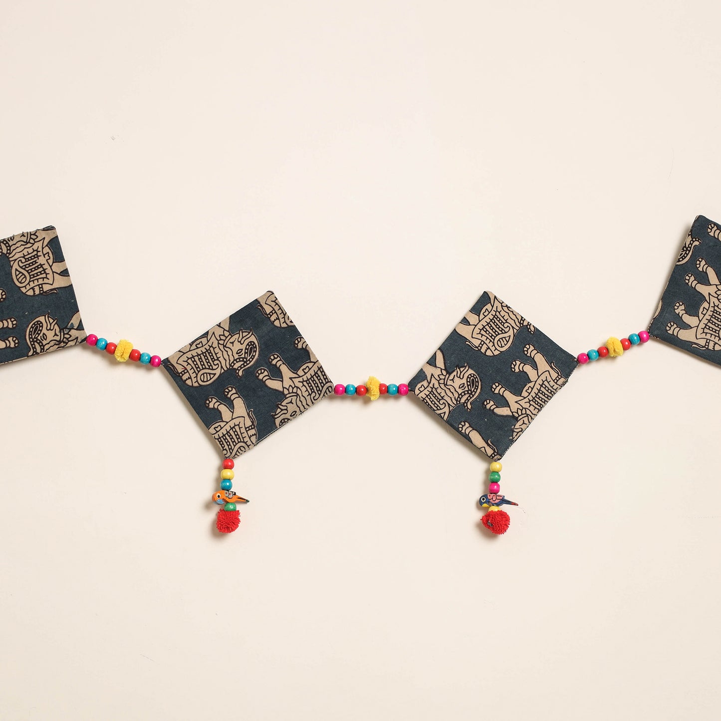 Handmade Bead Work Fabric Toran for Home Decor