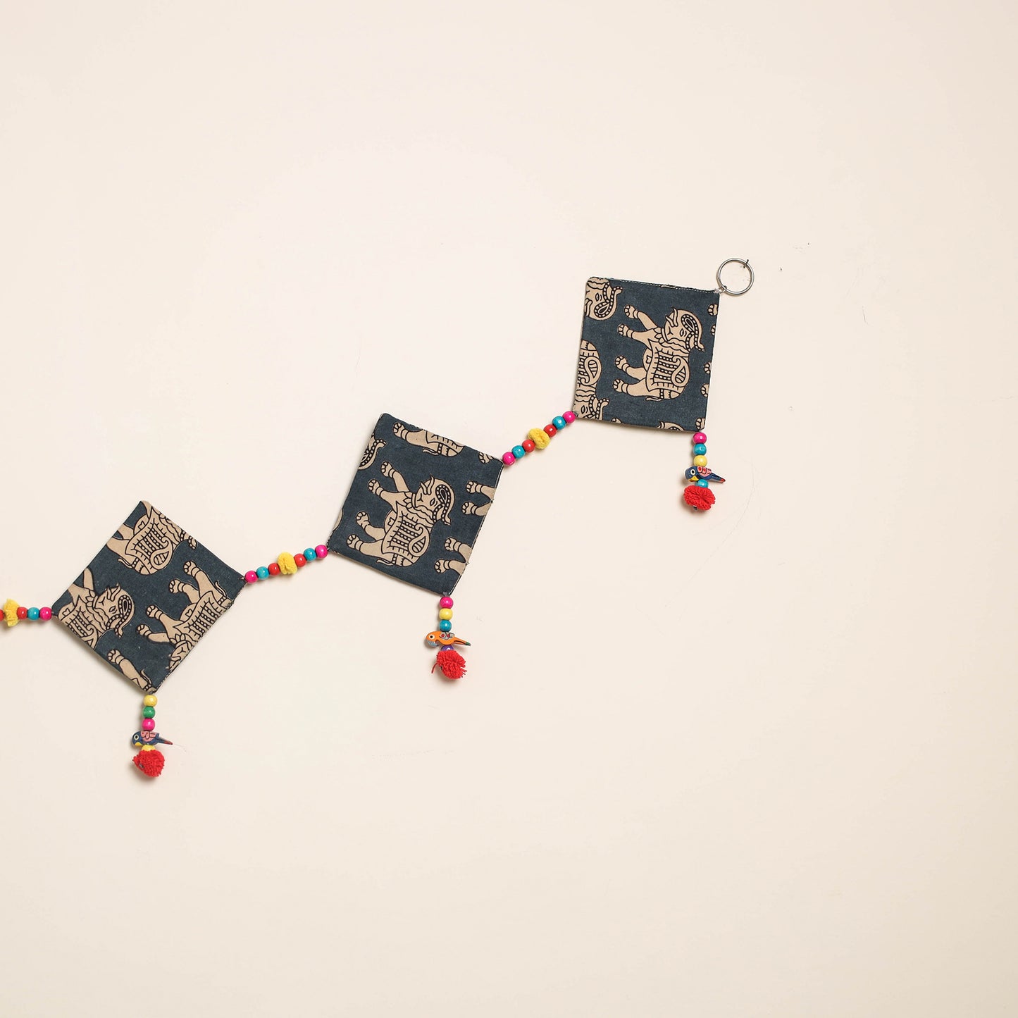 Handmade Bead Work Fabric Toran for Home Decor