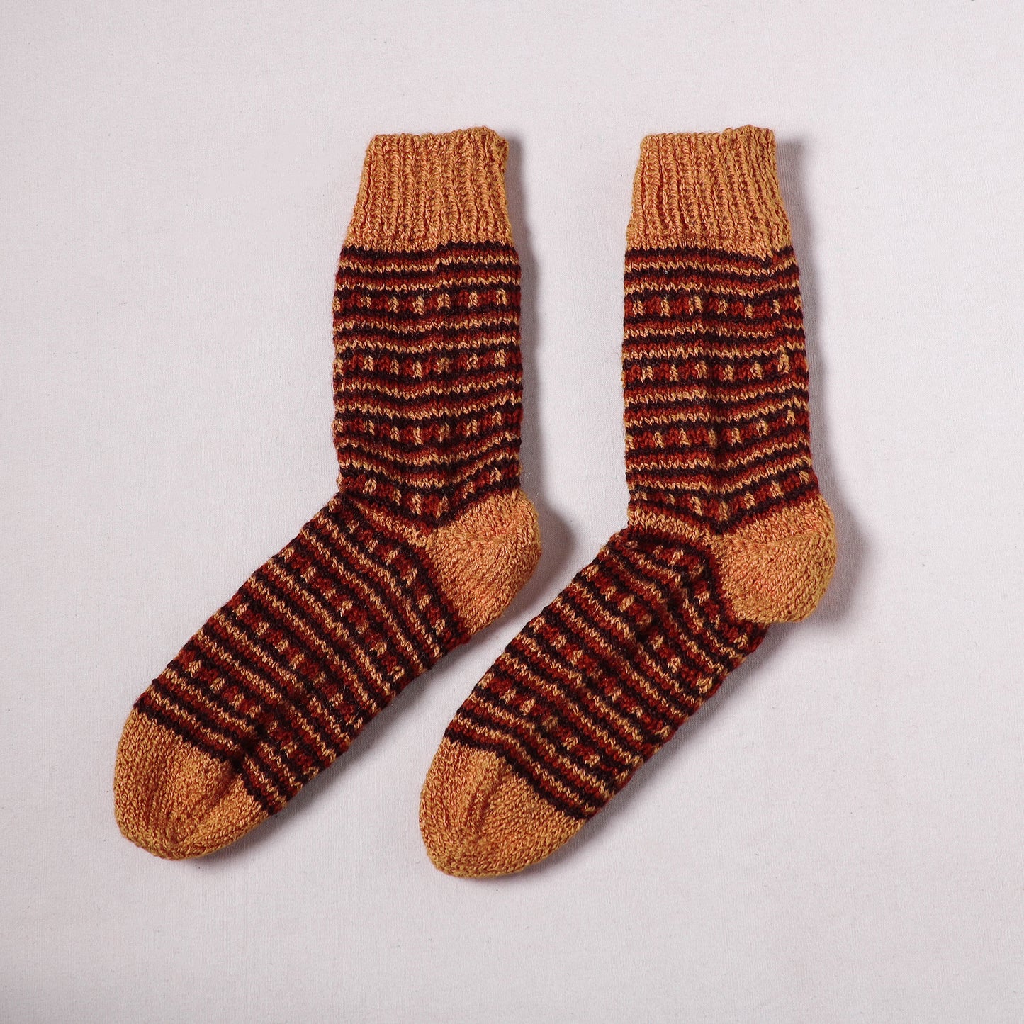 Acrylic Woolen Socks for Winter, Hand Knitted in Kumaun (Adults) 51