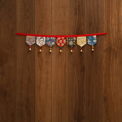 Handmade fabric toran for home decor 49 - handcrafted