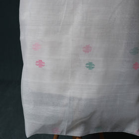Jamdani Pure Handloom Muslin 2pc Unstitched Dress Material Kurta Set 01