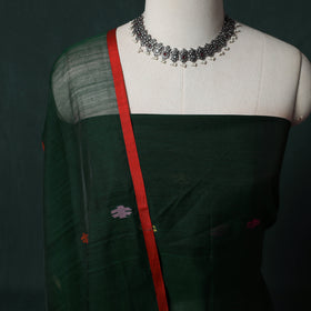 Jamdani Pure Handloom Muslin 2pc Unstitched Dress Material Kurta Set 02