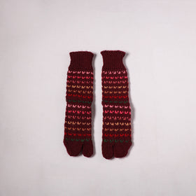 Acrylic Woolen Socks for Winter, Hand Knitted in Kumaun (Adults) 61