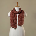 Brown Tie-Dye Cotton Shibori Stole 