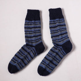 Acrylic Woolen Socks for Winter, Hand Knitted in Kumaun (Adults) 62