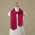 Pink Tie-Dye Cotton Shibori Stole 