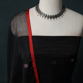 Jamdani Pure Handloom Muslin 2pc Unstitched Dress Material Kurta Set 06