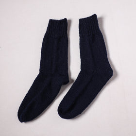 Acrylic Woolen Socks for Winter, Hand Knitted in Kumaun (Adults) 65