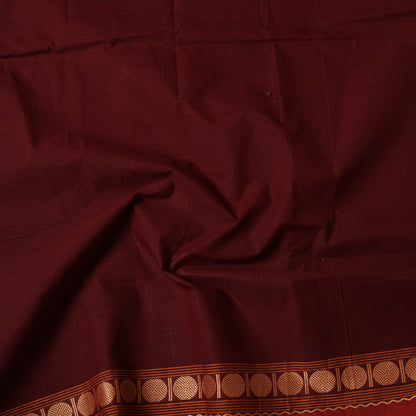 Maroon - Kanchipuram Cotton Precut Fabric (2.5 Meter)